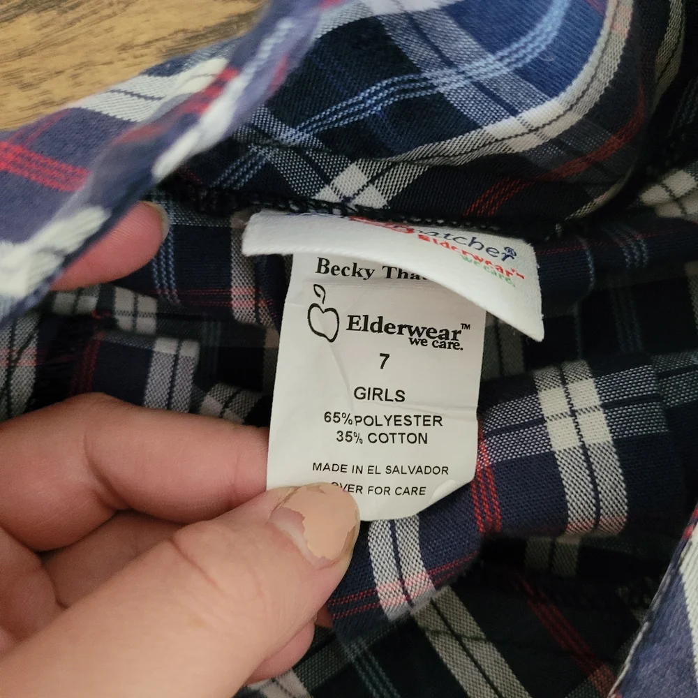 Bundle Of 2 Becky Thatcher Girls Plaid‎ Uniform Skirts - Picture 3 of 4